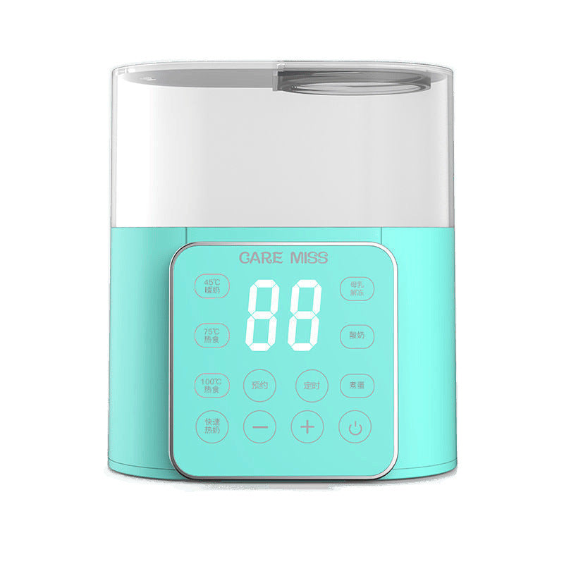 Milk warmer, sterilizer and two-in-one baby bottle