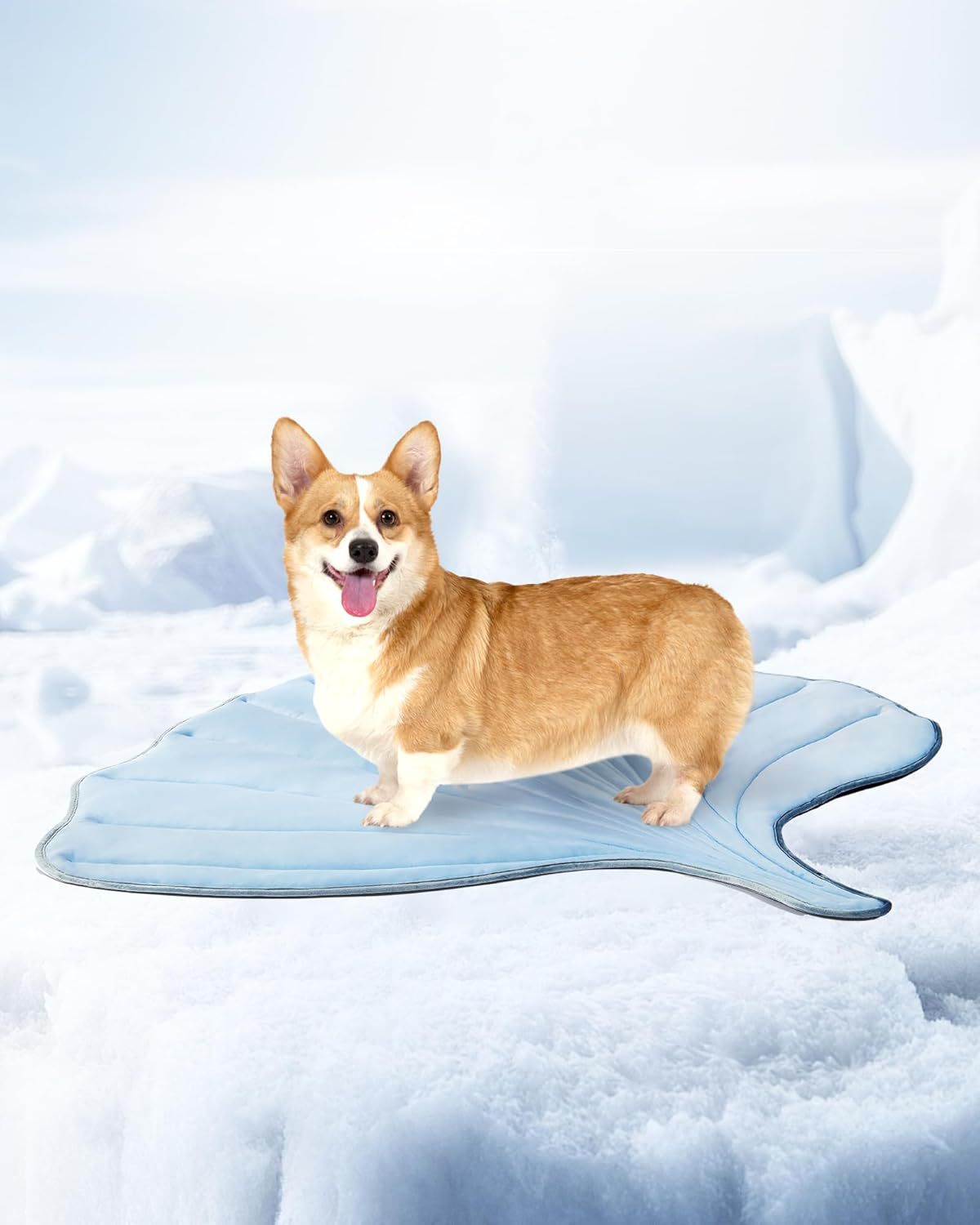 Pet Cooling Mat Leaf Shape Washable Non-Slip Summer Pet Mat Durable Cotton Lightweight Pet Supplies