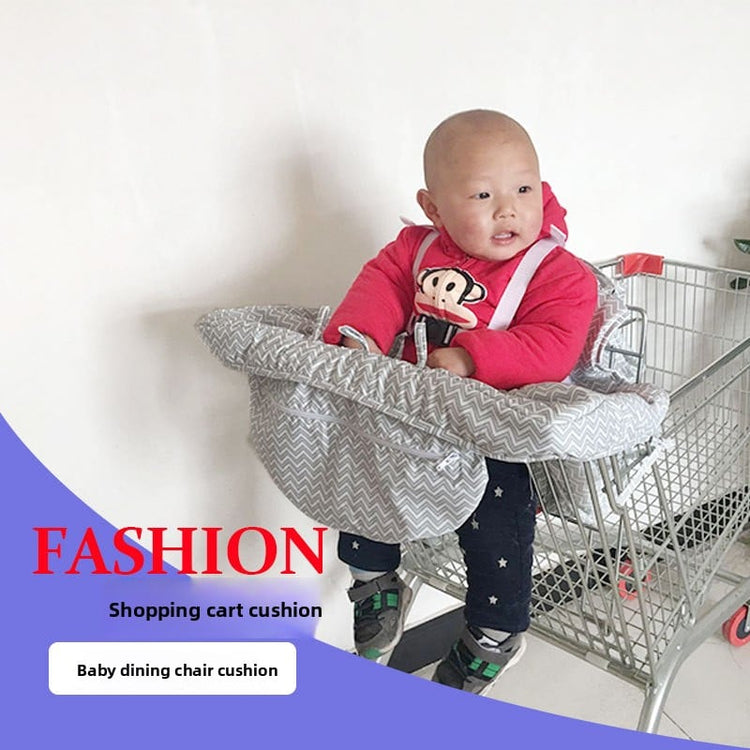 Baby and children's supermarket shopping cart seat cushions and dining chair seat cushions protect safety and portability during travel