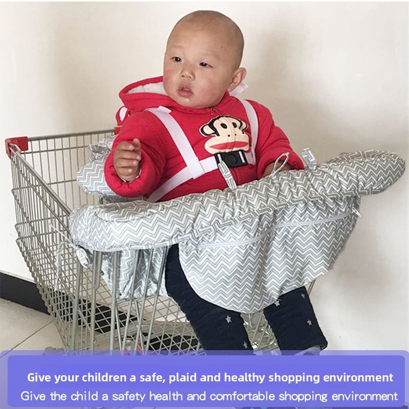 Baby and children's supermarket shopping cart seat cushions and dining chair seat cushions protect safety and portability during travel