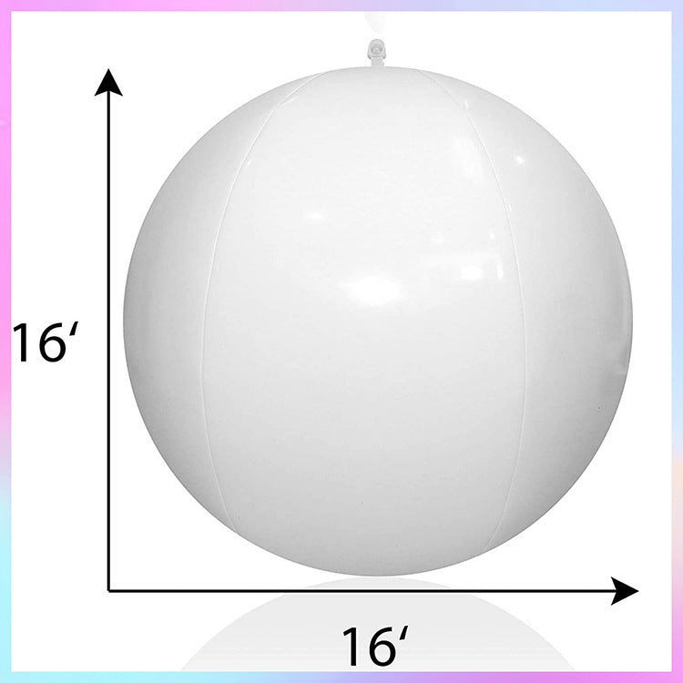 Cross-border Outdoor Decorative Ball Lawn Courtyard Swimming Pool Floating Luminous Round Inflatable Remote Control Led Flash Beach Ball